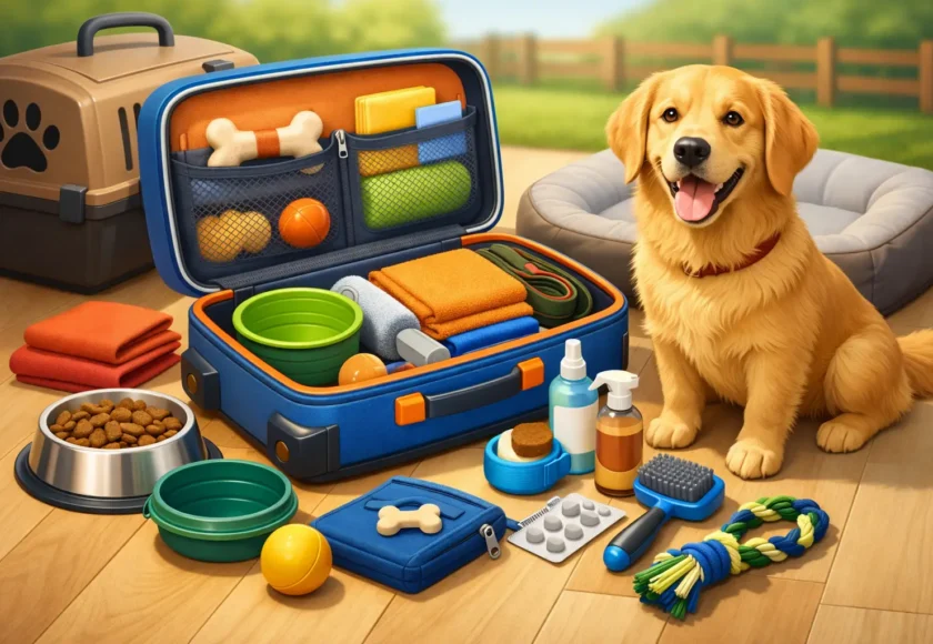 Pack Essentials for Dog Boarding Without Overpacking